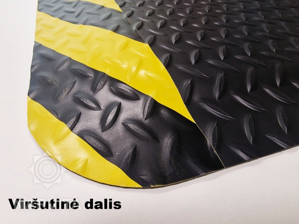 ergonominis kilimėlis geltona-juoda
