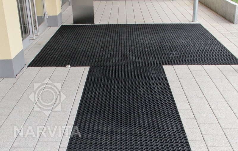 lauko sąlygoms guminis kilimėlis