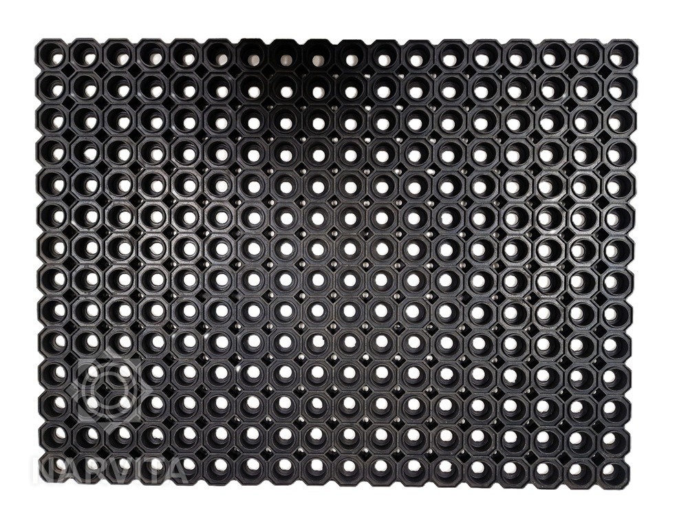 nuo paslydimo atsparus guminis kilimėlis viduje