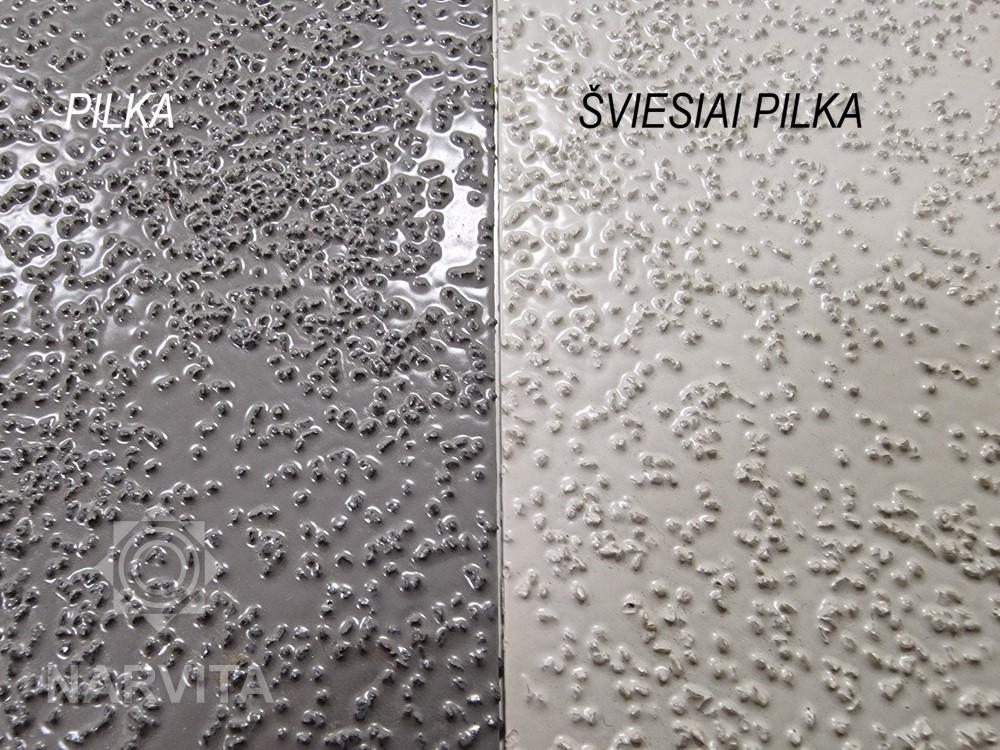 abrazyviniu dažų spalva