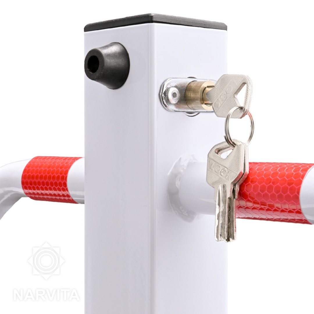 užrakinamas platus automobilio vietos stovas