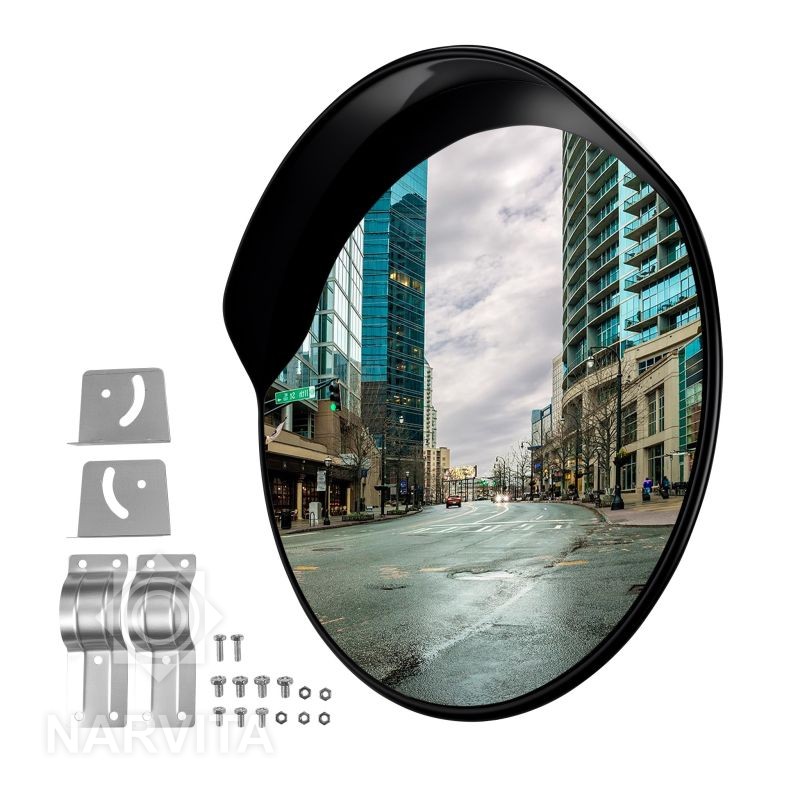 sferinis veidrodis su tvirtinimo elementais